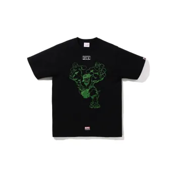 Marvel X A BATHING APE T Shirts Men Black