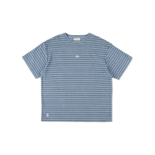 WIND AND SEA T-Shirts Men Light Blue