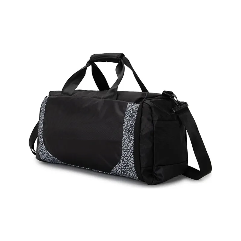 Jordan Polyester Travel Bag, Gym Bag, Handbag Regular Unisex Black-1