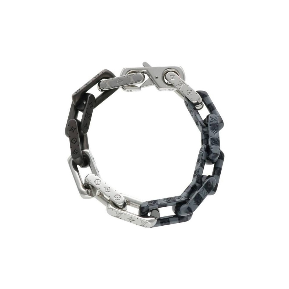LOUIS VUITTON Damier Chain Bracelet Graphite - POIZON LOUIS VUITTON Damier Chain Bracelet Graphite - POIZON