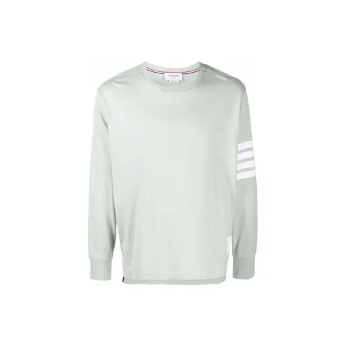 THOM BROWNE T-Shirts Men Pink Wax Green