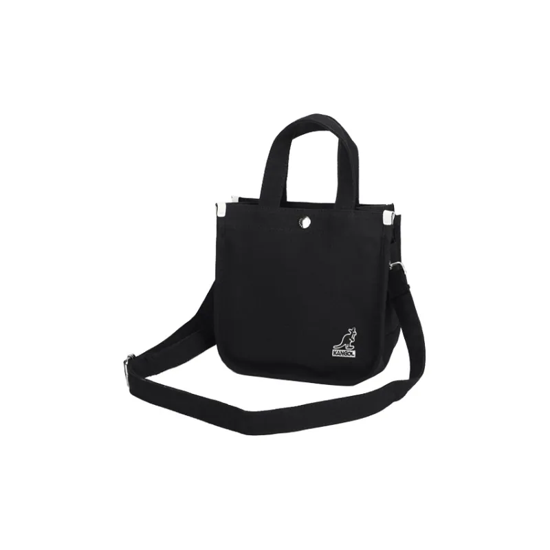 KANGOL Canvas One Shoulder Cell Phone Pouch Small Square Bag Mini Crossbody Handbag Small Size Women's Multicolor-2