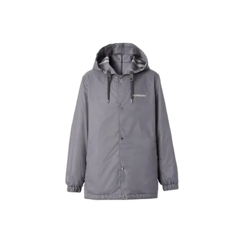 Burberry Jackets Men Gray