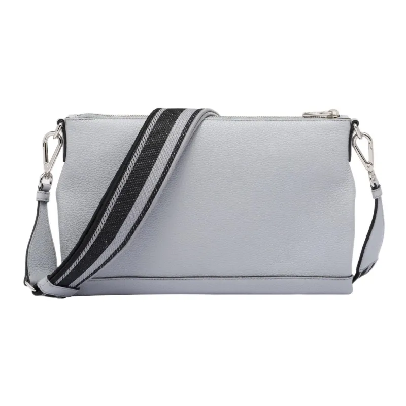 PRADA Leather Crossbody Bag Shoulder Bag Women's Blue-2