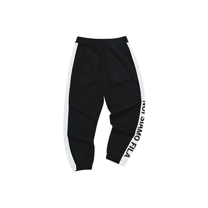 FILA FUSION Knitted Sports Pants Men's Pitch Black-1