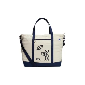 Adidas Cotton Tote Bag Shopping Bag Clothing Bag Shoulder Bag Crossbody Bag Handbag Regular Men's White