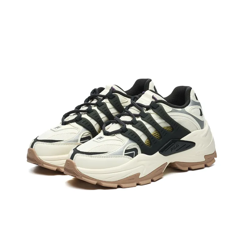 FILA Corallo Low Top Casual Shoes Women's Antique White Color Contour Gray-1