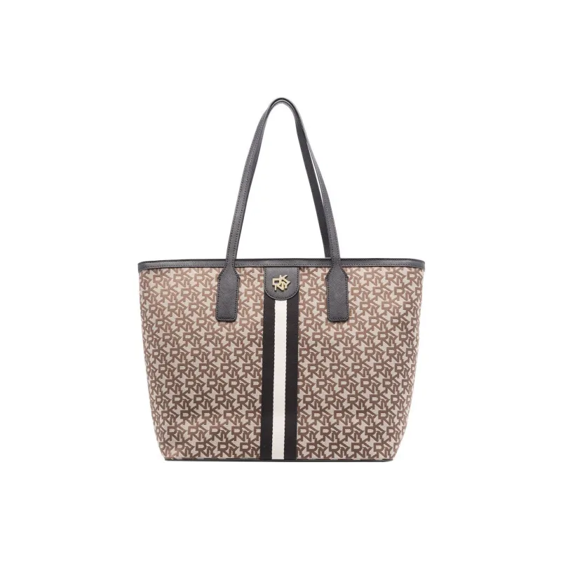 DKNY Leather One Shoulder Handbags Women's Brown-0