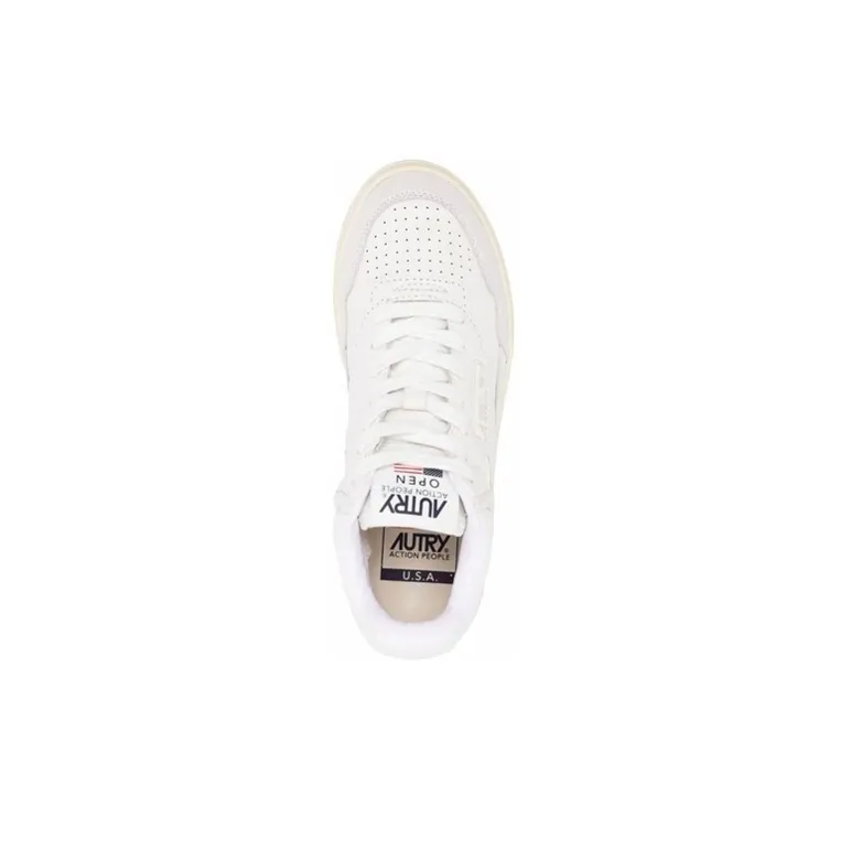 AUTRY Open Mid 'White' Women's-4