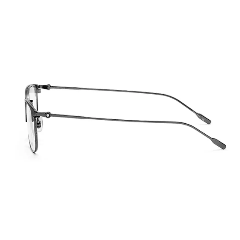 MONTBLANC Plate And Metal Rectangular Eyeglass Frames Unisex-2