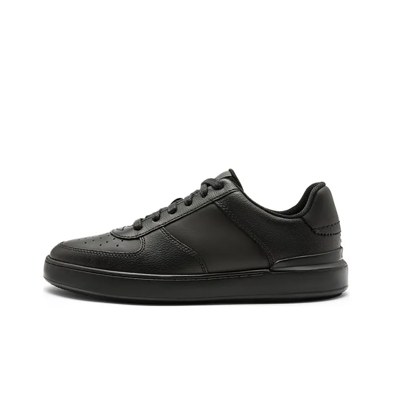 clarks CourtLite Tie Leather Sneakers-0