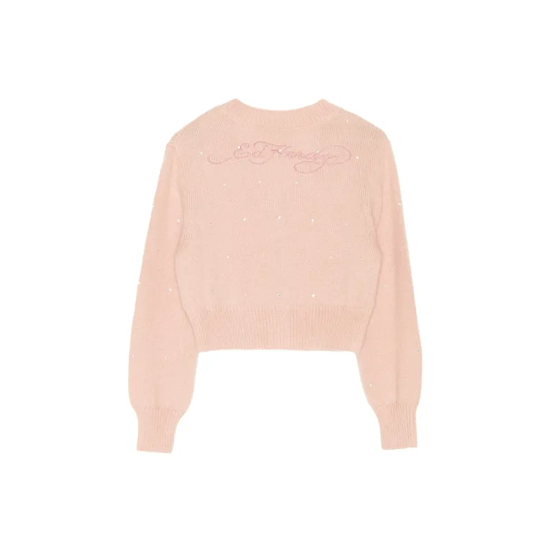 Ed Hardy Knitwear Women's Cherry Blossom Pink-1