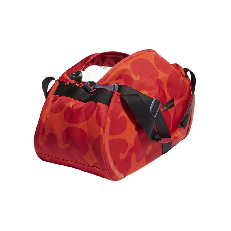 Adidas MARIMEKKO Collaboration Recycled Polyester Shoulder Bag Crossbody Bag Handbag Travel Bag Women's Red-3