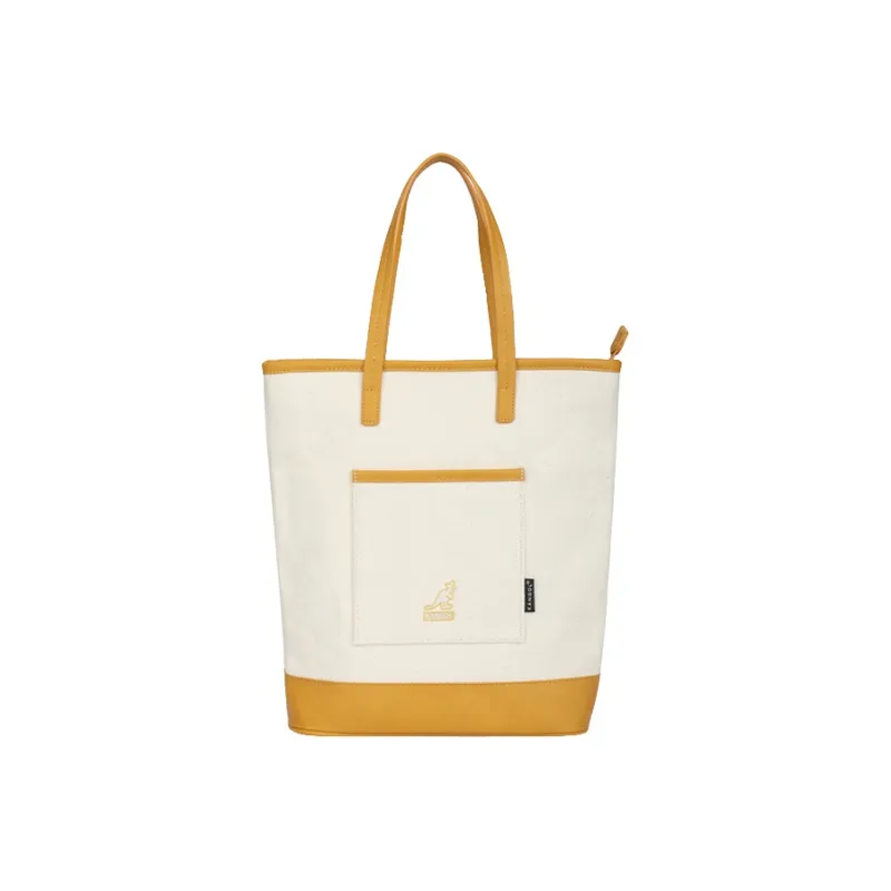 KANGOL Canvas Tote Bag Shopping Bag Handbag Shoulder Bag Crossbody Bag Large Size Women's Multicolor-3