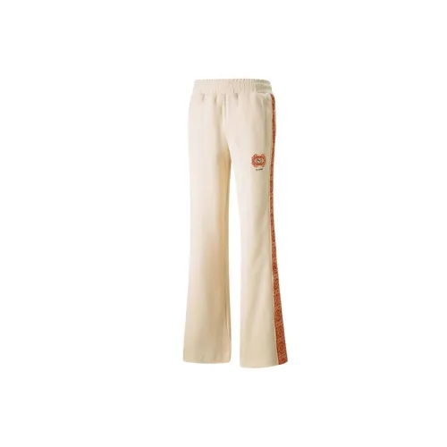 PUMA Fall 2022 T7 Collection Casual Pants Unisex Beige