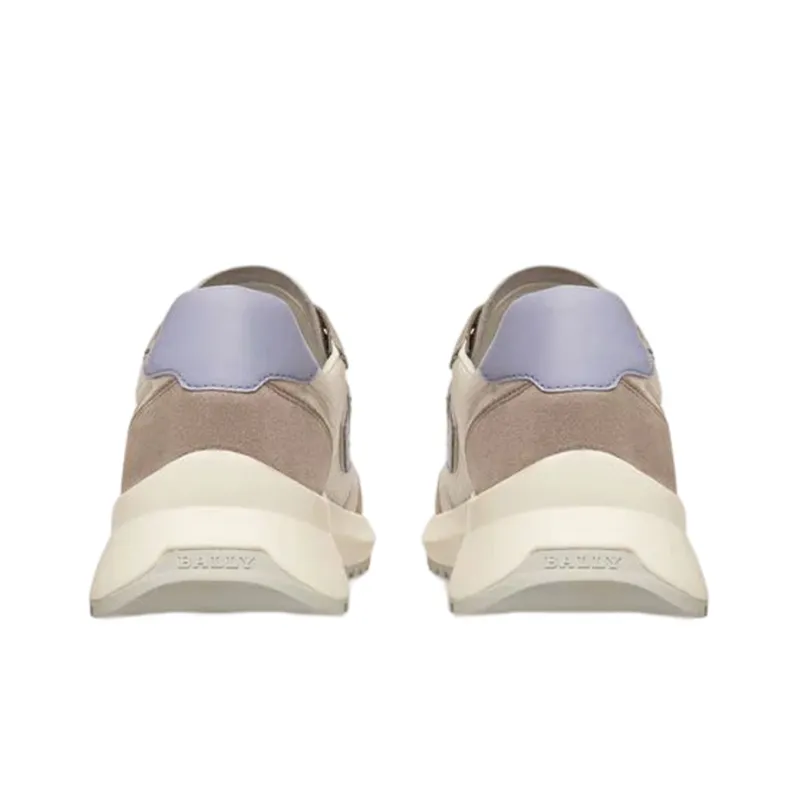 BALLY Demmy Casual Shoes Women's Low-Top Gray/White-3