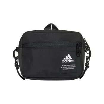 Adidas Nylon Fabric Handbag Shoulder Bag Crossbody Bag Regular Unisex Black