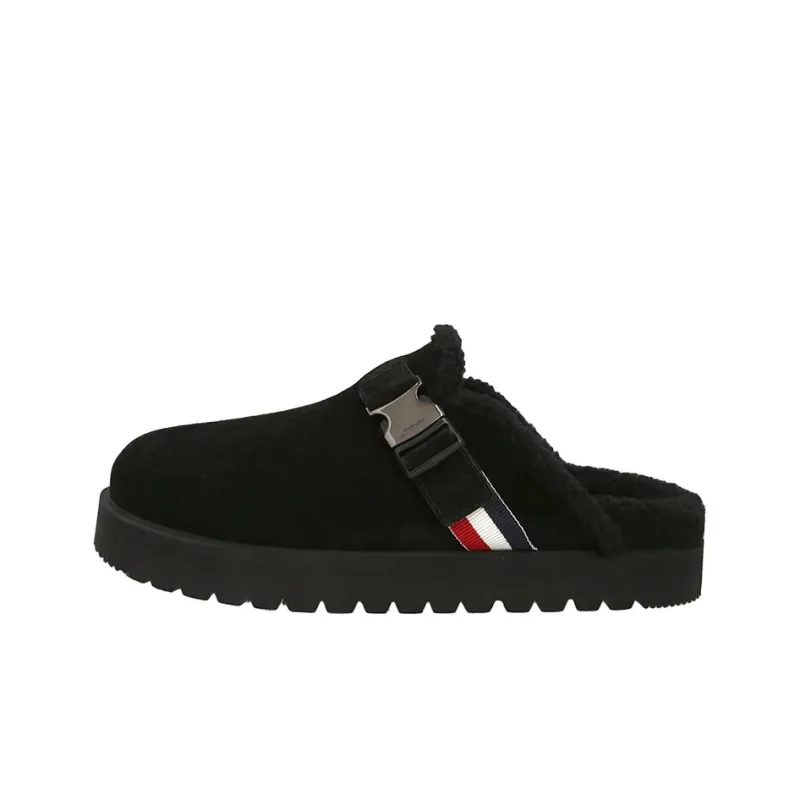 Moncler Closed Toe Slippers Men's Black-0
