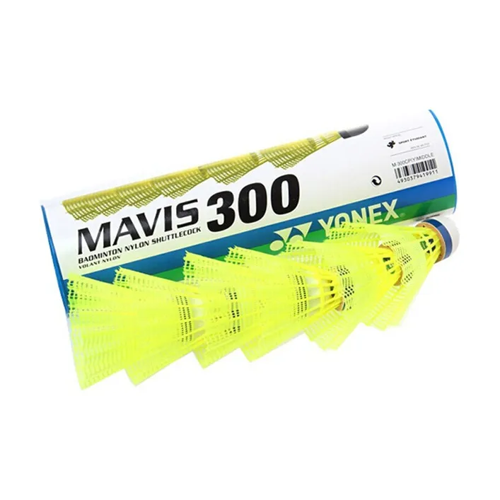 YONEX Mavis Collection M 300 Nylon Shuttlecock 6 Pack Nylon Shuttlecocks-1