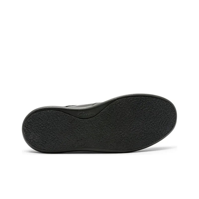 clarks CourtLite Tie Leather Sneakers-4