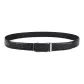 Black Strap Silver Buckle