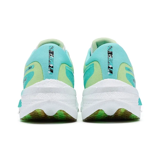 XTEP Race 360 1.0 Cushioned Anti Slip Wear Resistant Breathable Lightweight Low Top Running Shoes Men's White Green-4