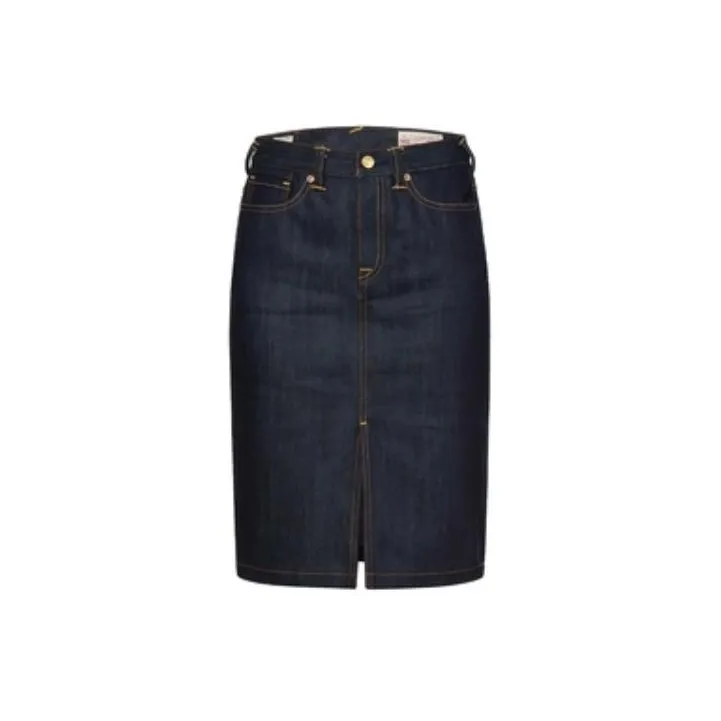 EVISU Denim Short Skirts Women's Blue-1