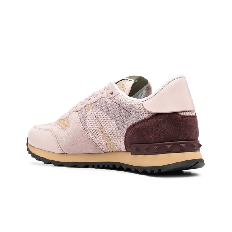Valentino Rockrunner GARAVANI Cushioning Low Top Casual Shoes Women's Pink-2