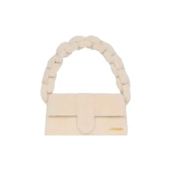 Jacquemus Lambskin One Shoulder Handbag Women's Ivory