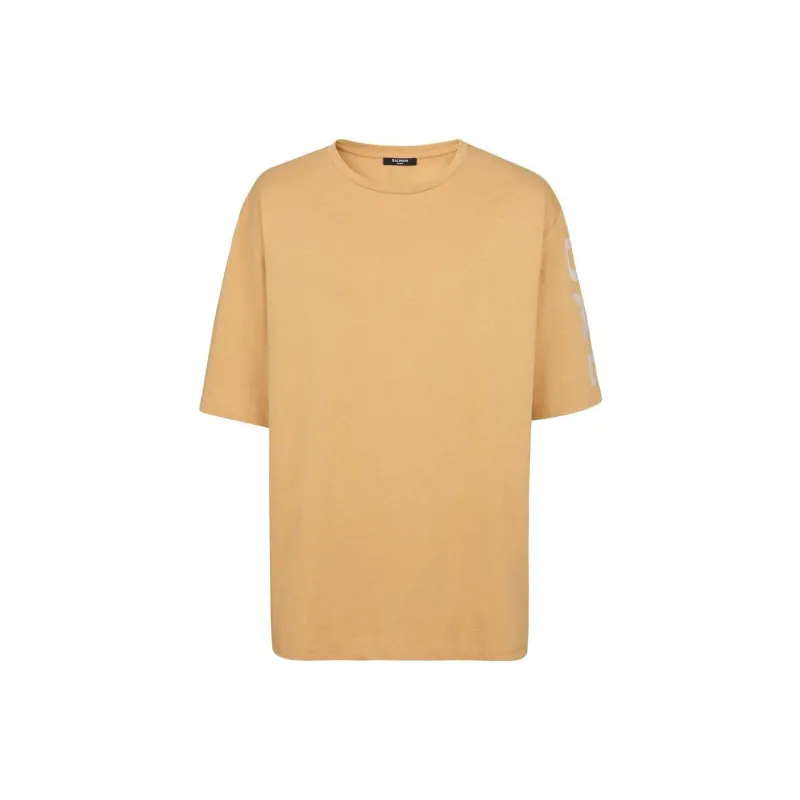 BALMAIN T Shirts Men Orange-0