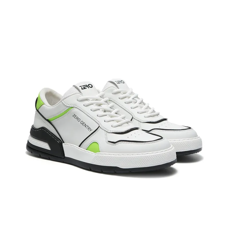 ZRO Skateboard Shoes Men Low Top White Blue/White Green/Black-8