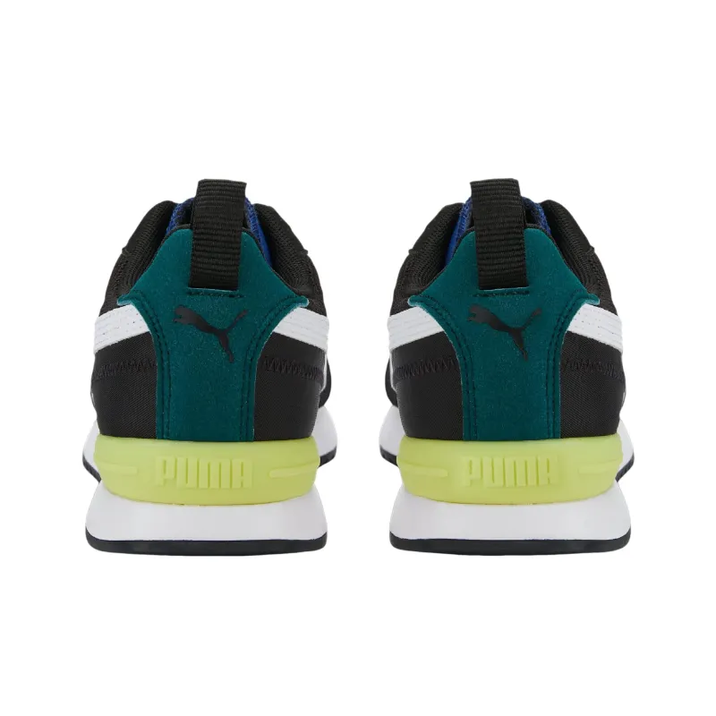 PUMA R78 Cushioning Anti-Slip And Wear-Resistant Low-Top Sports Casual Shoes Men's Black White Green-4
