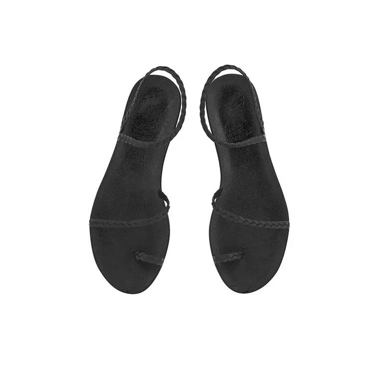 ANCIENT GREEK SANDALS Stylish Sandal Women's Black-3