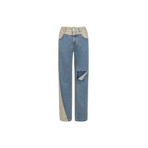 WooHa Jeans Women's Blue And Gray