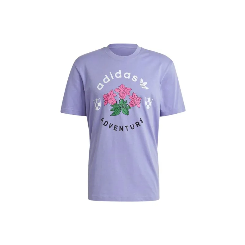 Adidas Originals T Shirt Men's Purple-0
