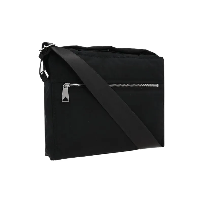 Bottega Veneta Fabric Messenger Bag, Shoulder Bag, Crossbody Bag Men's Black-1