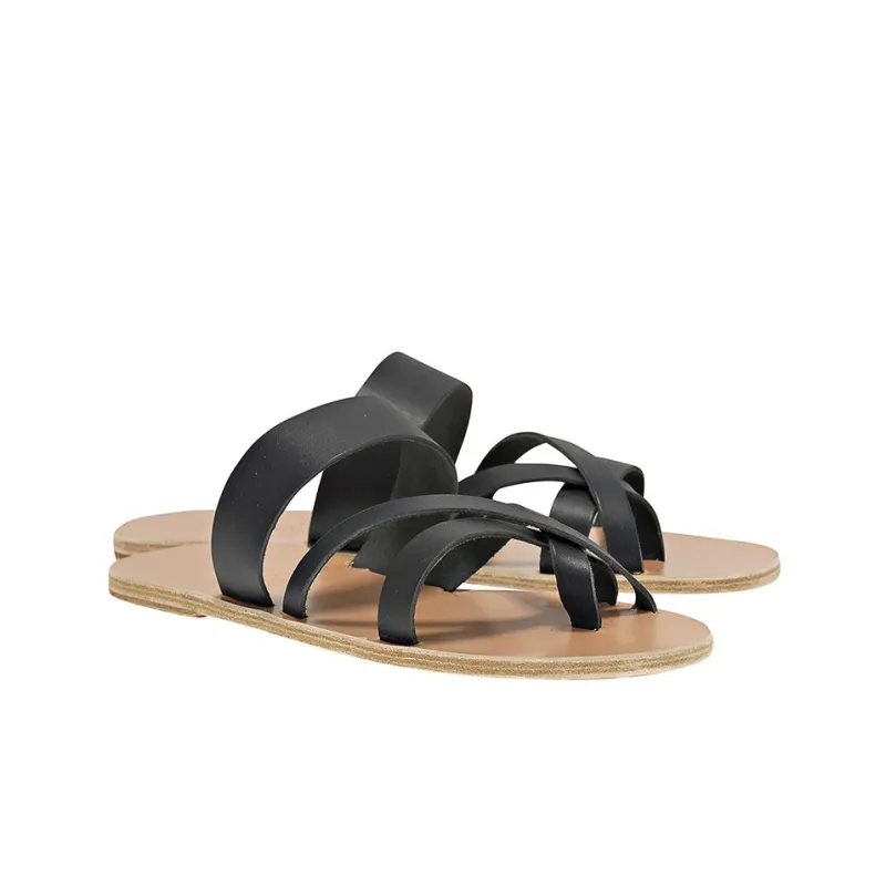 ANCIENT GREEK SANDALS Stylish Sandals Men's Black Umber-2