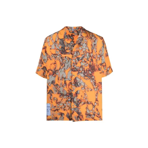 McQ Alexander McQueen Shirts Men Orange