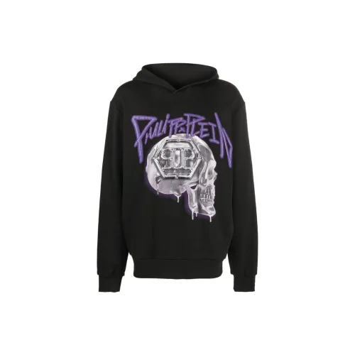 PHILIPP PLEIN Skull-print Cotton Hoodie