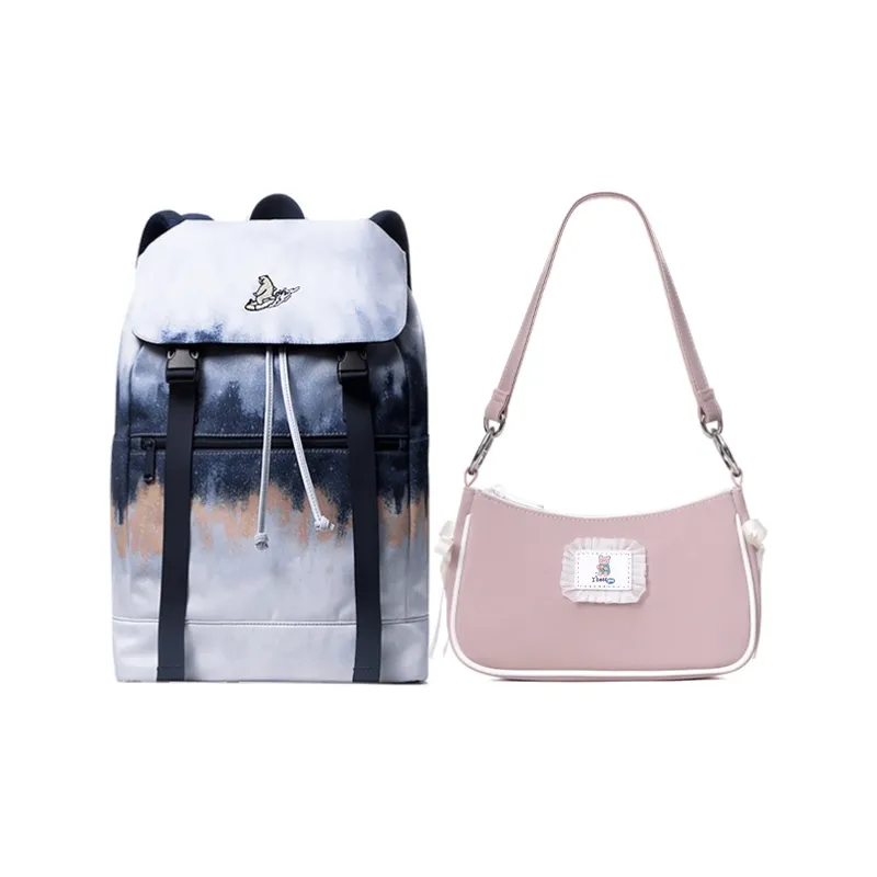 MR.ACE HOMME PU Backpack Regular Unisex Blue-16