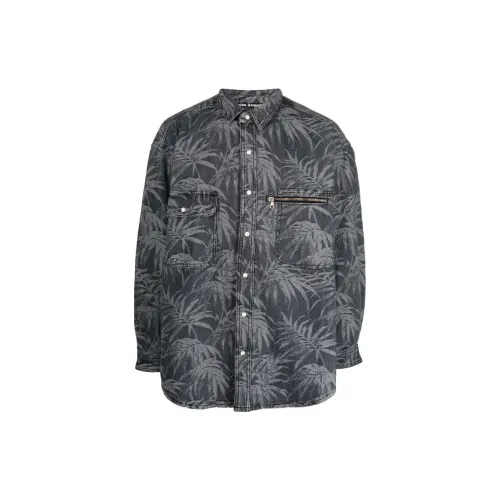 PALM ANGELS Shirts Men Gray