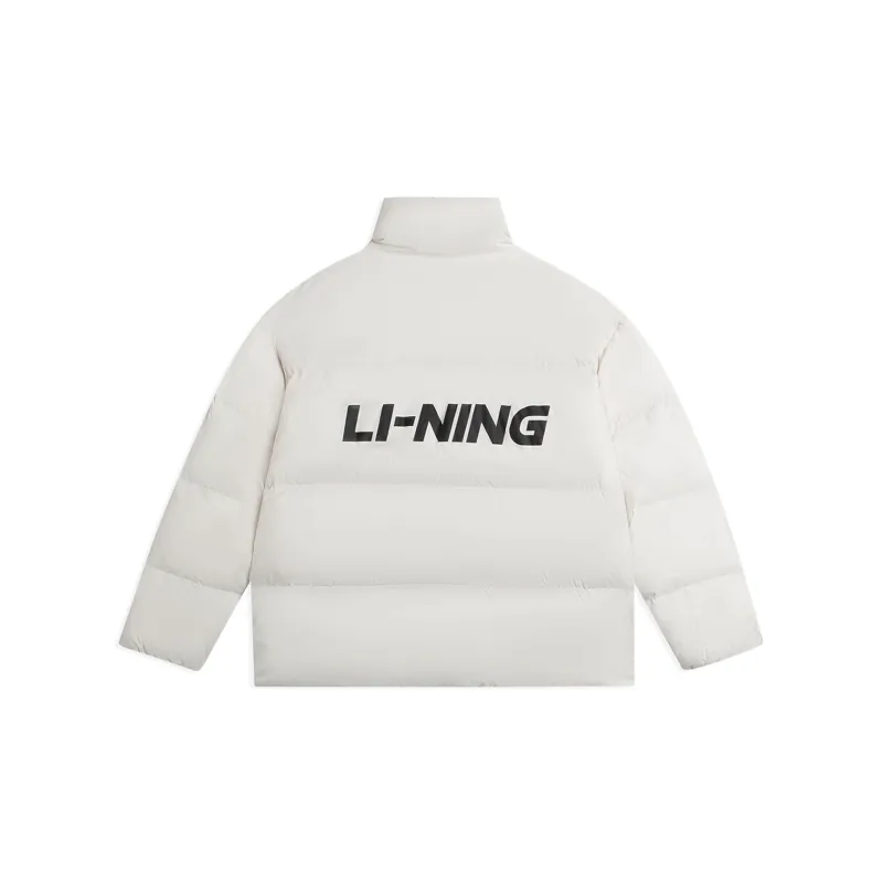 LiNing Sports Fashion Collection Down Jacket Unisex Mist White-1