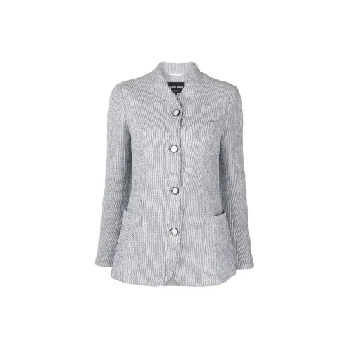 GIORGIO ARMANI Jackets Women's Light Gray