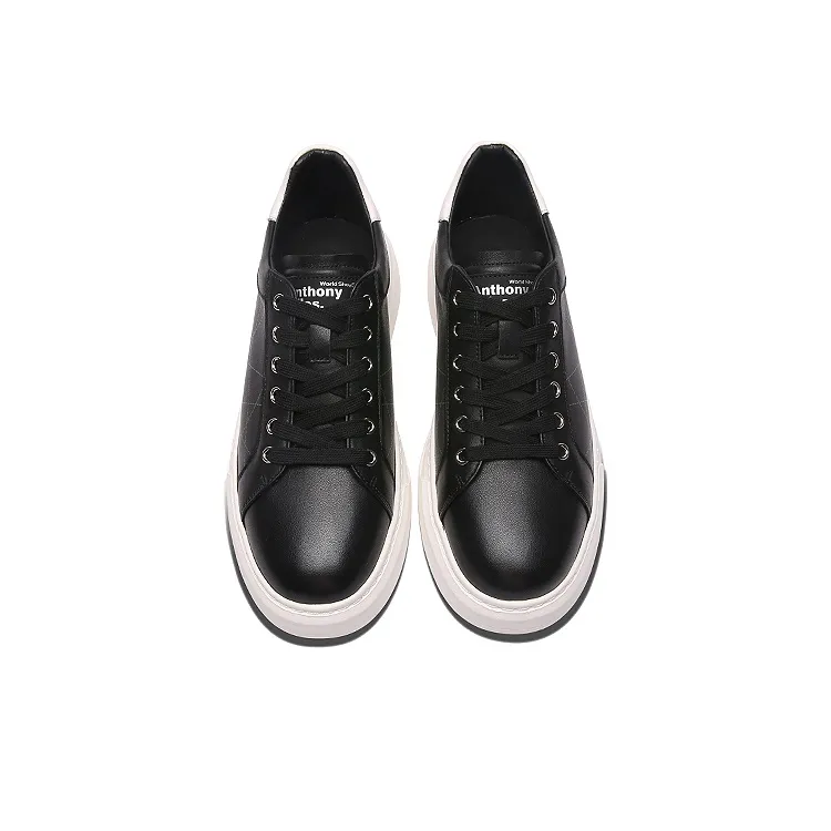 Anthony Miles Skateboard Shoes Men Low Top Black-3