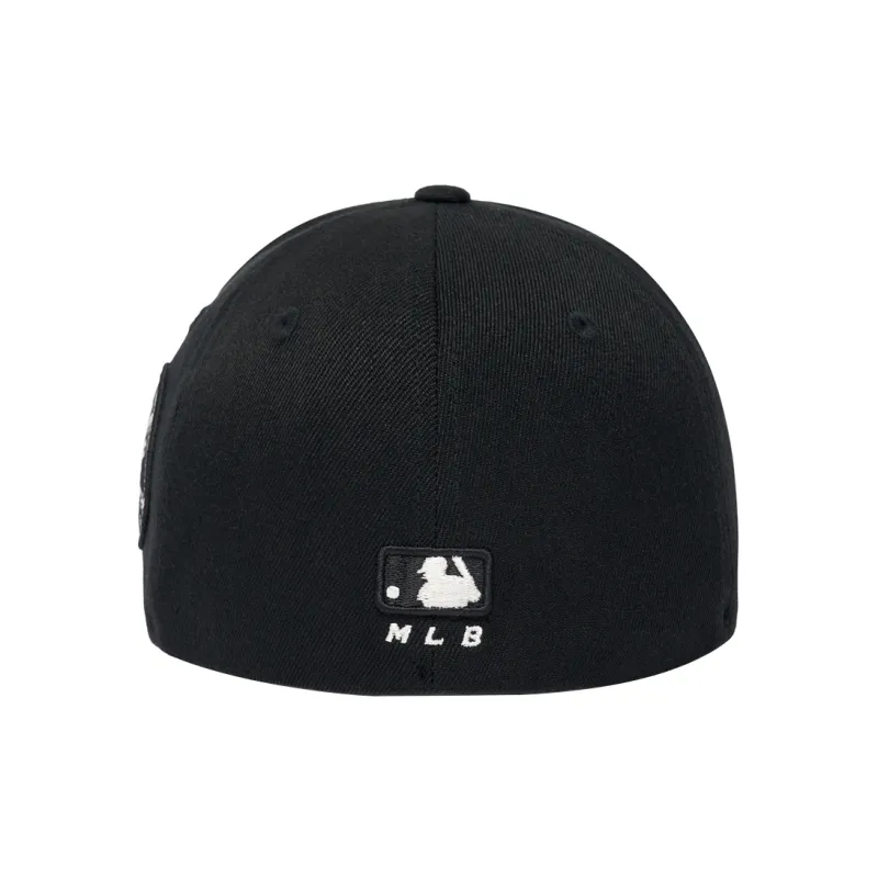 MLB Wool Baseball Caps Unisex Black-2