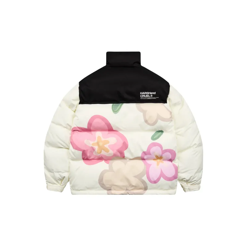 HARSH AND CRUEL Puffer Jacket Unisex Multicolor-1