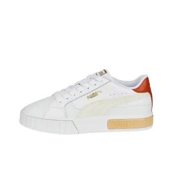 PUMA Cali Star Anti-Slip Wear-Resistant Low-Top Skateboard Shoes Women's White Orange