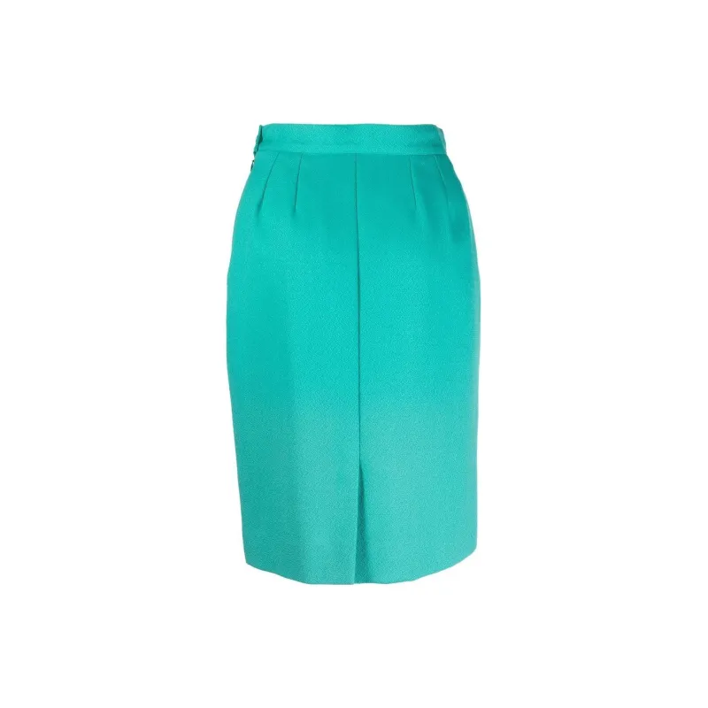SAINT LAURENT 1980s High waisted Pencil Skirt-1