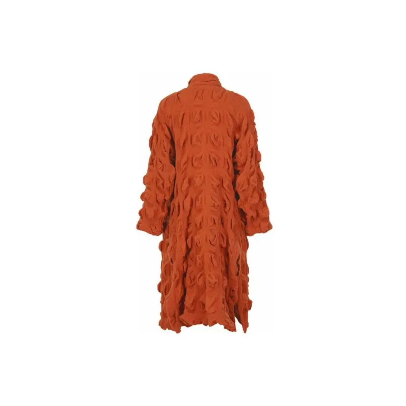 ISSEY MIYAKE Coat Women's Orange-1