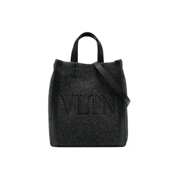 Valentino Wool Shoulder Bag, Crossbody Bag, Handbag Women's Gray